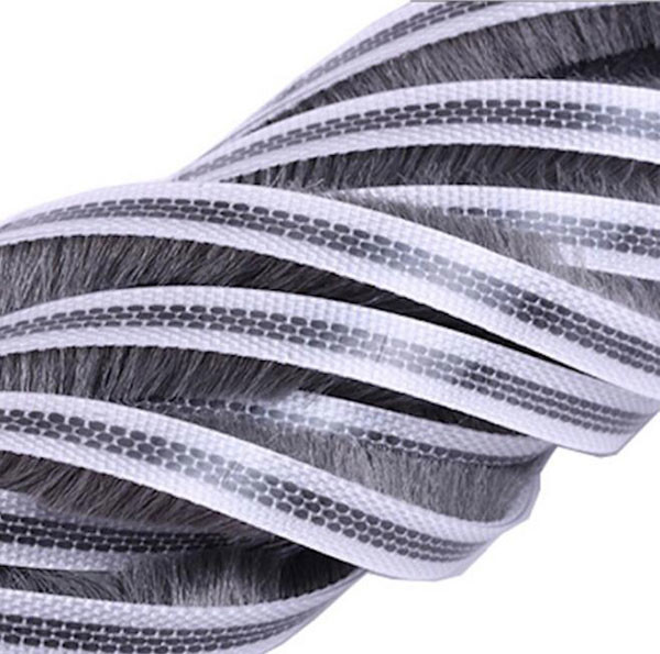 Mohair Window And Door Weather Strip PP PVC Material Sound Control ODM
