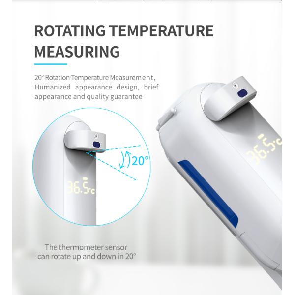 Intelligent 1.1L Automatic Soap Dispensers With Forehead Thermometer