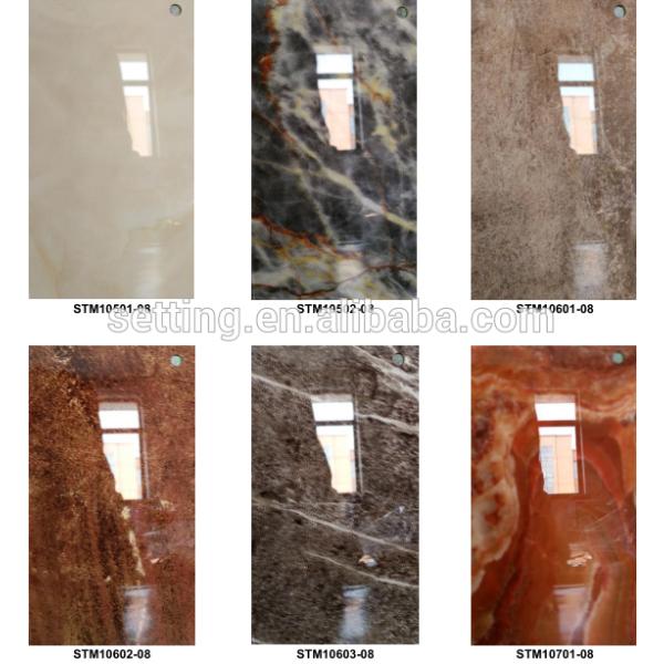 High gloss marble color acrylic mdf board for kitchen
