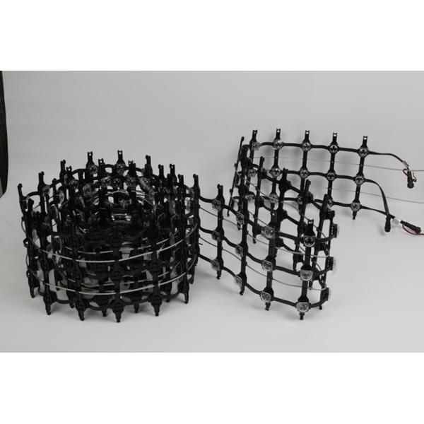 Durable Flexible LED Curtain Screen PC Material LED Mesh Display