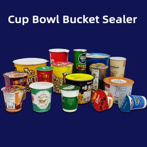 Desktop Cup Sealing Machine Fully Automatic Space Saving Customized Sealing