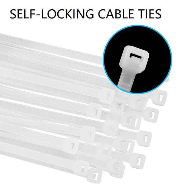 3.6x100mm Self Locking Nylon Cable Ties Heavy Duty Customizable