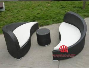 Buy cheap Modern design garden furniture outdoor sun bed with cushion product