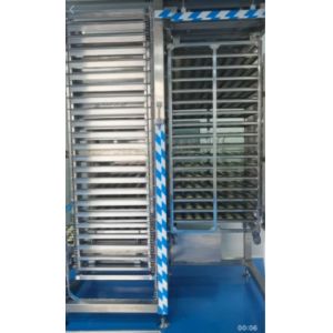 Tray Stacker Auto Trolley Loader , Ergonomic Auto Trolley Unloader