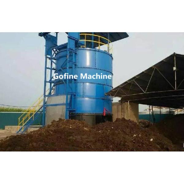 Straw Compost Fertilizer Production Fermentation , Waste Composting Machine