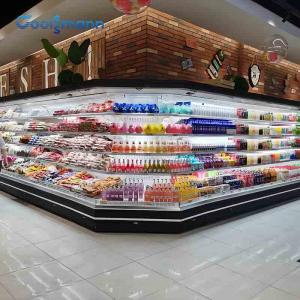Buy cheap 1200L Multideck Open Chiller Electronic Controller Commercial Refrigerator Display product