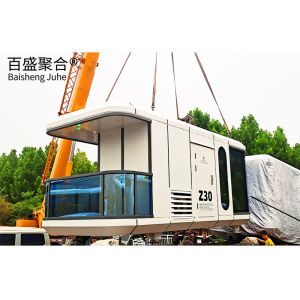 Modern Modular Space Capsule House with Galvanized Steel Frame