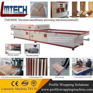 China cheap kitchen cupboard doors vacuum membrane press machine on sale