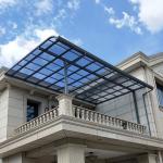 Aluminium Support Awning With Polycarbonate Sheet Roofs
