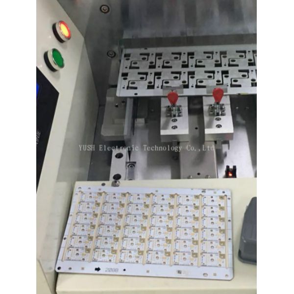 COB Plate Automatic Guillotin V-Cut Separator Machine , Loading And Unloading