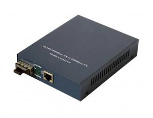 China 100 / 1000M Fiber Optic Media Converters support flow control, 1536 byte Ethernet packet on sale