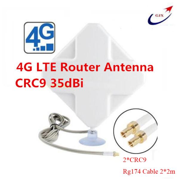 GJX LTE 4G panel antenna 4g indoor wifi router CRC9 4G antenna 35dBi