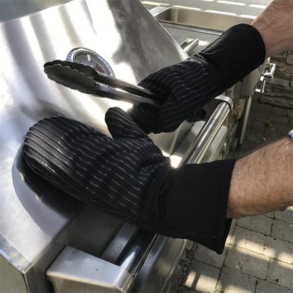 Heat Resistant Silicone Oven Mitts And Pot Holders CU Approved