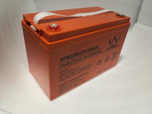 China OEM Rechargeable Sealed Lead Acid Battery 12v / M8 Gel Vrla Battery on sale