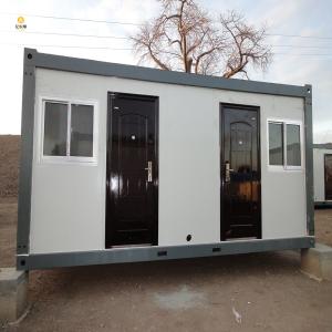 Buy cheap Galvanized Steel Prefabricated Container House with Glass Wool Panels product