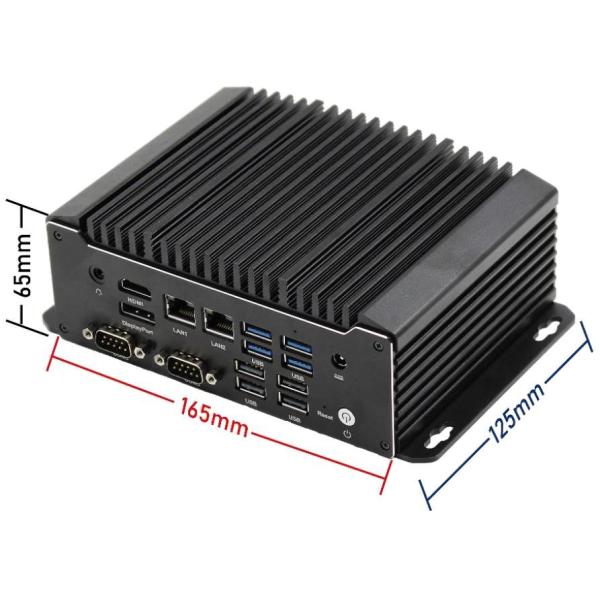 Side Mounting Mini Box PC Fanless Industrial Computer Windows 11 I5 8265u Whiskey Lake