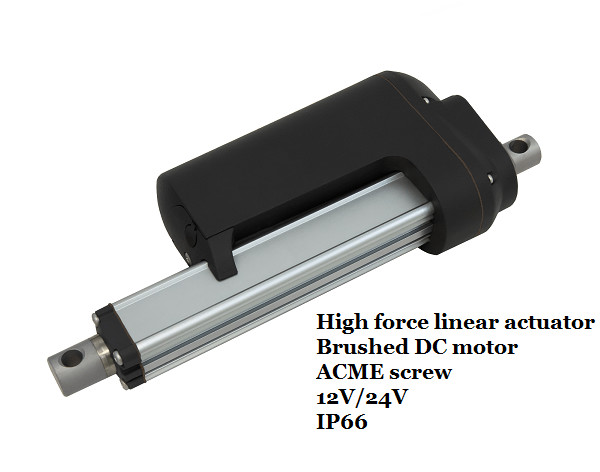 150mm stroke linear actuators 12v, brushed dc motor electric actuator with high waterproof appearance