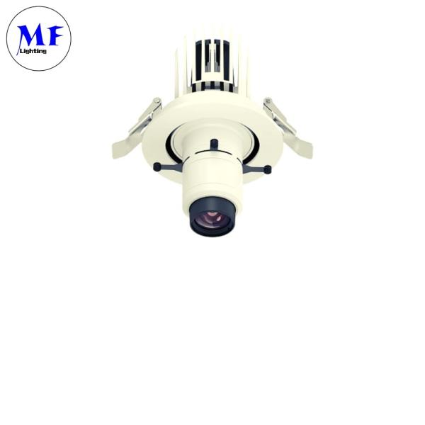 Embedded Contour Gimbal Light Optical Lighting LED Shapeable Magnetic Track