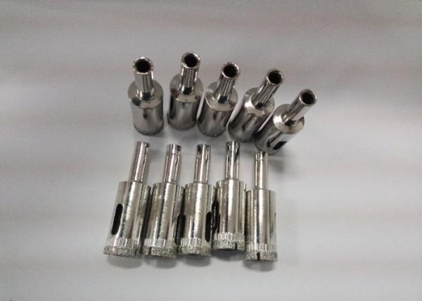 Quality Less Chipping Diamond Tile Hole Cutters Cylindrical Shank For Small Size for sale