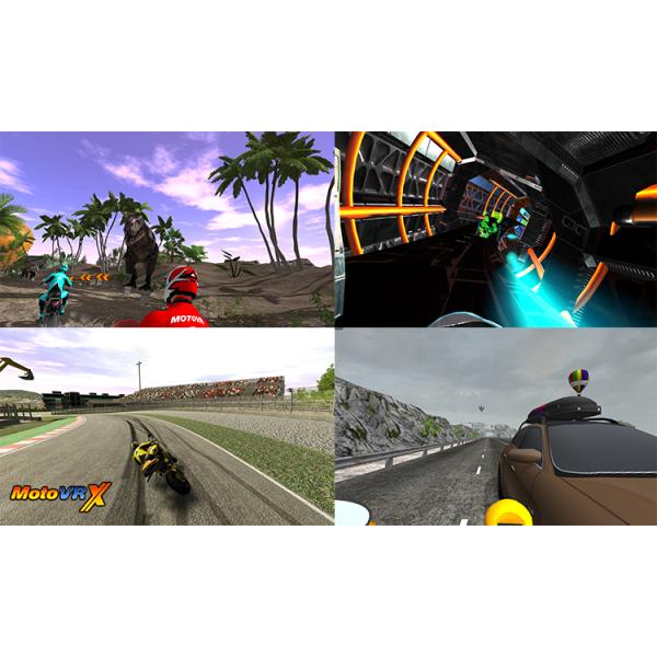 Multiplayer 9D VR Moto Simulator Sport Game Virtual Reality Equipment