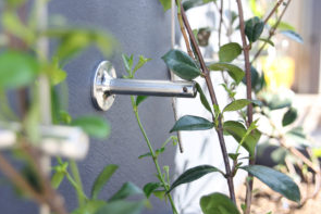 304 316 Hardware Wire Rope Clip for Stainless Steel Garden Trellis Green Wall Post