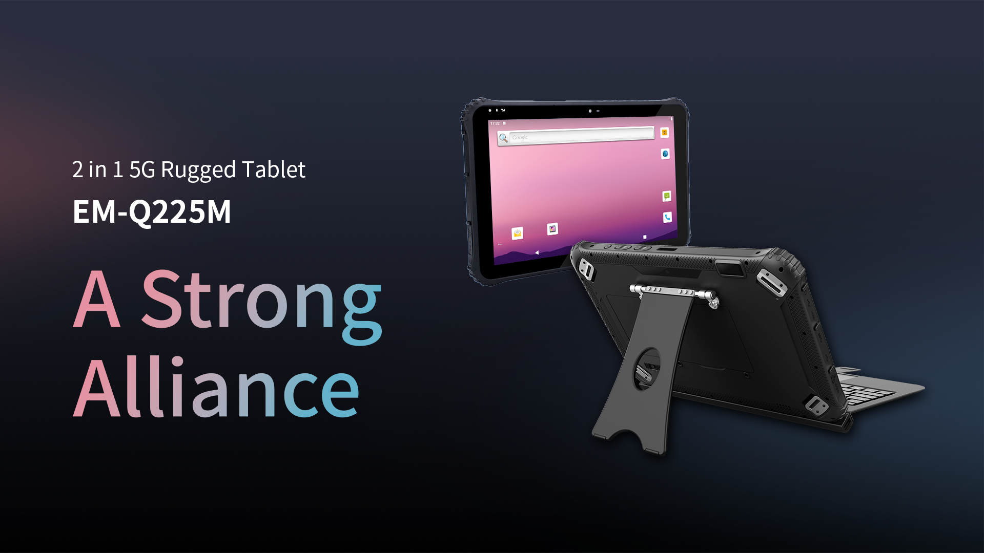 12.2-Inch 2-in-1 Detachable Rugged Laptop with Simcard 8GB RAM Touch Screen and Keyboard