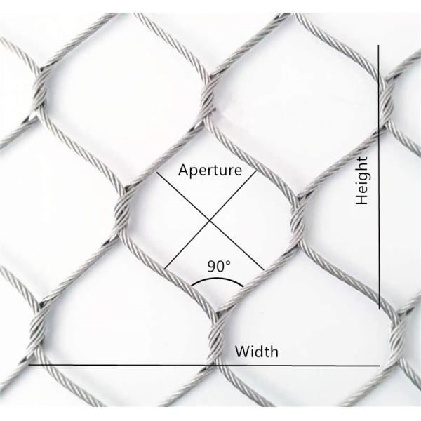 Good Perspective Stainless Steel Zoo-Eagle Mesh With SGS / ISO 9001 Certification