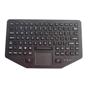 Buy cheap Ruggedized Wide Temperature Industrial Keyboard With Touchpad PS2 USB product