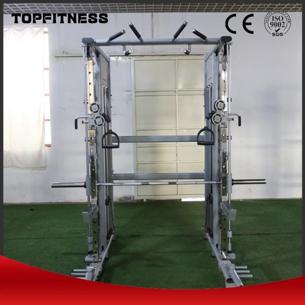 Professional Commercial Gym Multi-Function Cable Crossover Zero Gravity Smith Machine