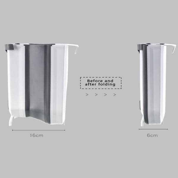 Hot Selling Good Price Solid and Reliable Hanging Kitchen Trash Can Foldable Waste Bin for Kitchen
