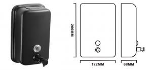 Buy cheap SS304 Bathroom Wall Mounted Liquid Dispenser Black Coating product