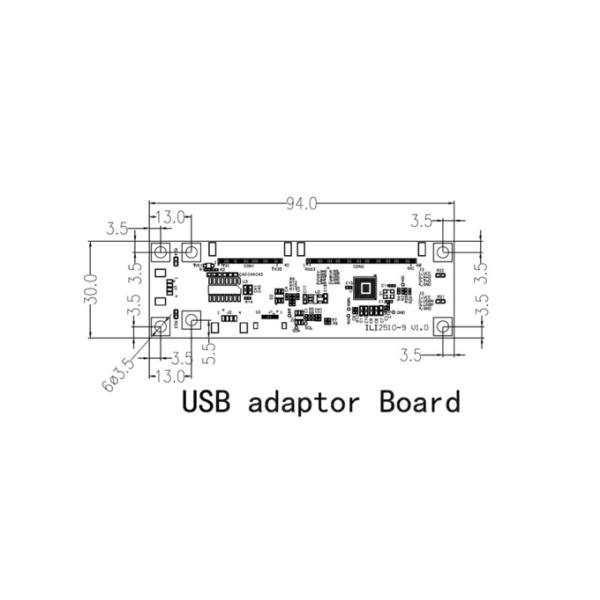 23.8 Inch LVDS FHD 1920*1080 PCAP TFT Display With USB Capacitive Touch Control