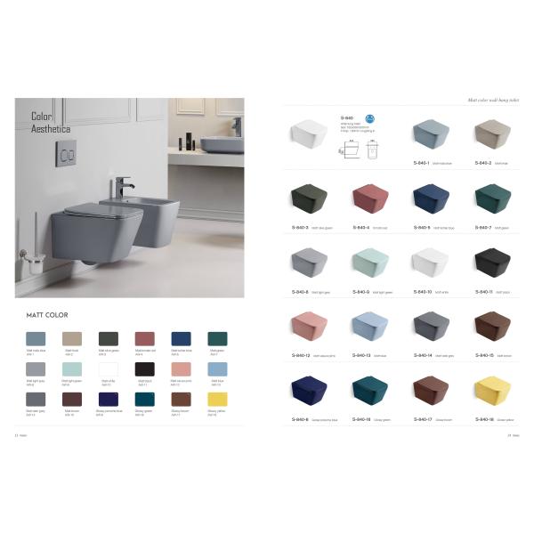 Discover the Beauty of a Color Wall Hung Toilet for Your Bathroom Space Design