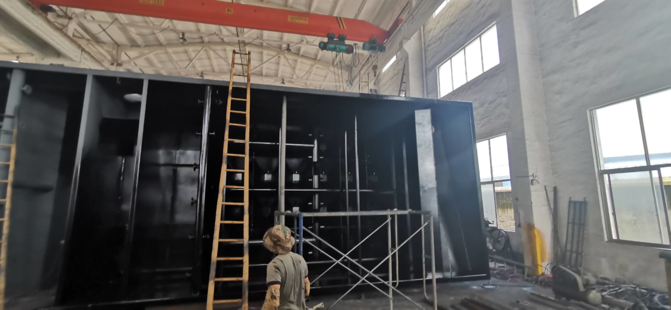 Compact SS304 Sewage Treatment Unit - 1m³/h Capacity
