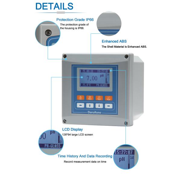 OTA Online PH Transmitter With Two Settable 0/4~20mA Current Outputs