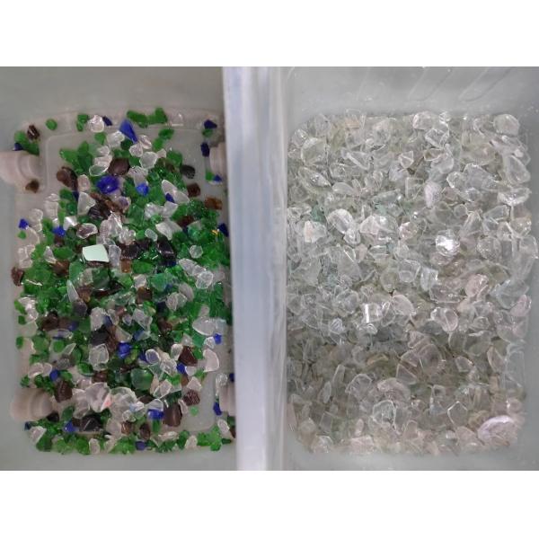 Two Layers Optical Glass Color Sorter Machine For Amber Color Glass