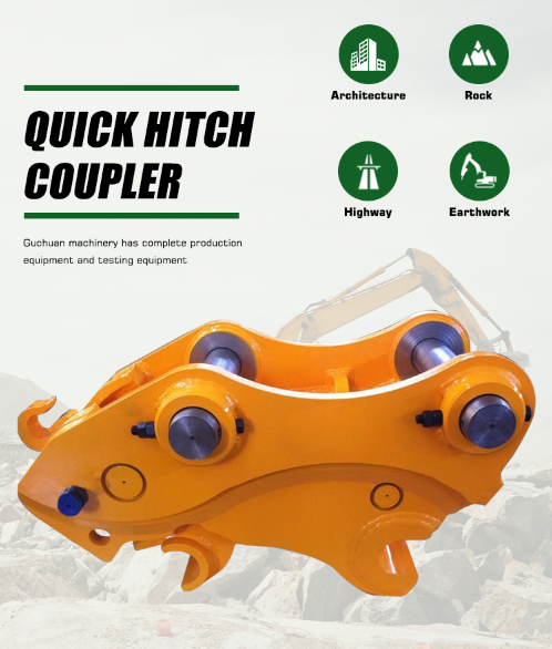 ODM Hydraulic Quick Hitch For Mini Excavator Quick Attach Coupler