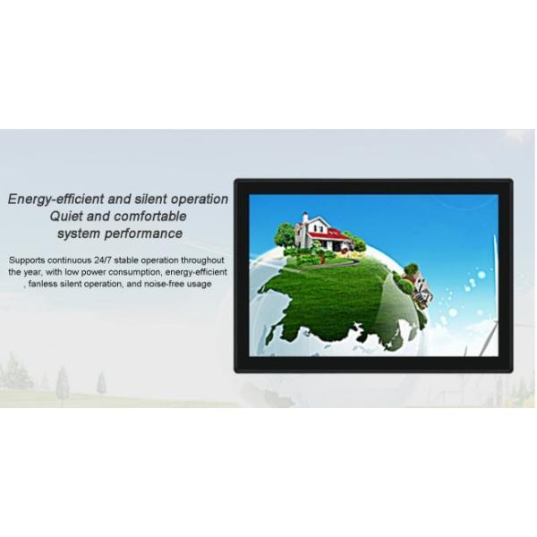 ZXTLCD 13.3 Inch Industrial IP65 Rated True Flat Panel LCD Monitor Capacitive PCAP Fully-enclosed Touchscreen All-in-one Computers with and USB