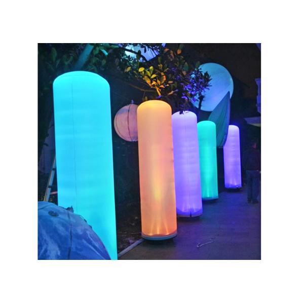 Customized Inflatable Led Light For Activity Decoration , Advertising Inflatable Pillar