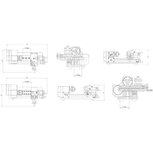 Precision Educational Miniature Machining Mini Lathe Machine
