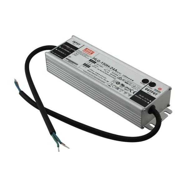 24V Waterproof LED Power Supply HLG-150H-24A 150W Constant Voltage Constant Current