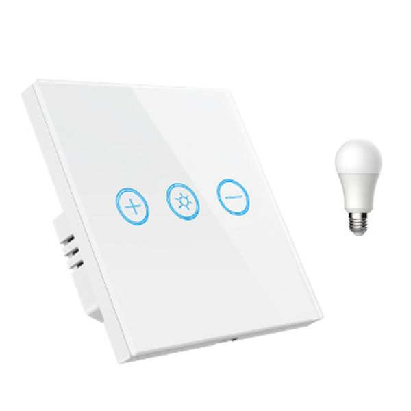 Alexa 15A Glass Touch Dimmer Switch