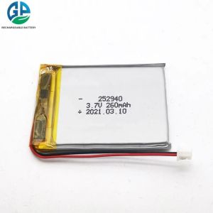 Buy cheap Iec62133 252940 Lithium Polymer Battery Pack 260mah 3.7v product