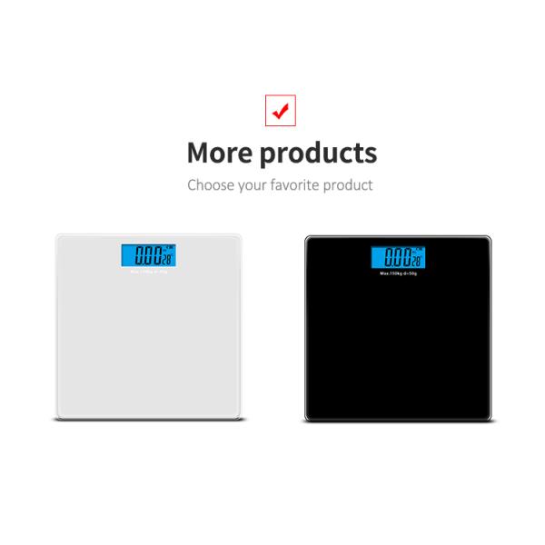 Tempered Glass Platform 396LB Electronic Digital Weighing Scale