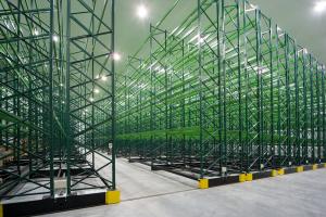 Q235B Steel Warehouse Pallet Storage Racks  Movable  ,  Warehouse Storage Racking Metal Shelving