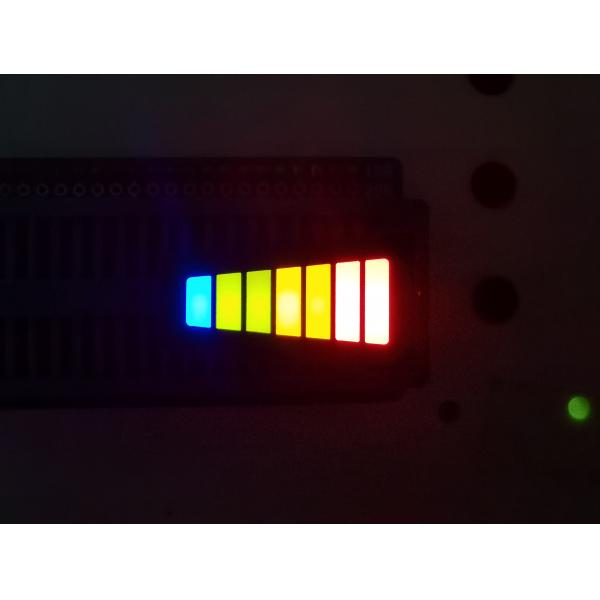 7 Segment 3.3V 120mcd Common Anode Trapezoid LED Light Bar