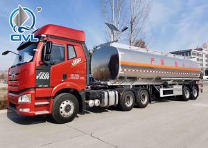 Buy cheap 45T Fuel/Gasoline/Chemistry Liquide/ Enclosed Tractor Semi-Trailer Trucks Fuel Tank Semi Trailer product