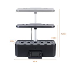 Medium Plastic Intelligent Hydroponic Planter , Touch Screen Indoor Hydroponic