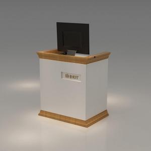 Buy cheap Sturdy Retail Point Of Sale Counters / POS Checkout Counter Easy To Move product