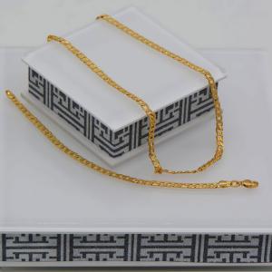 China Trendy Men & woman Jewelry Necklace & Bracelet Jewelry 18K Real Gold Plated on sale